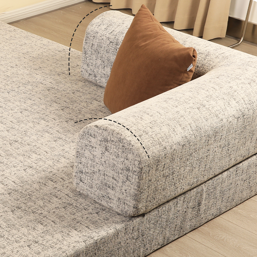 Canapea dubla semi-inchisa in forma de U