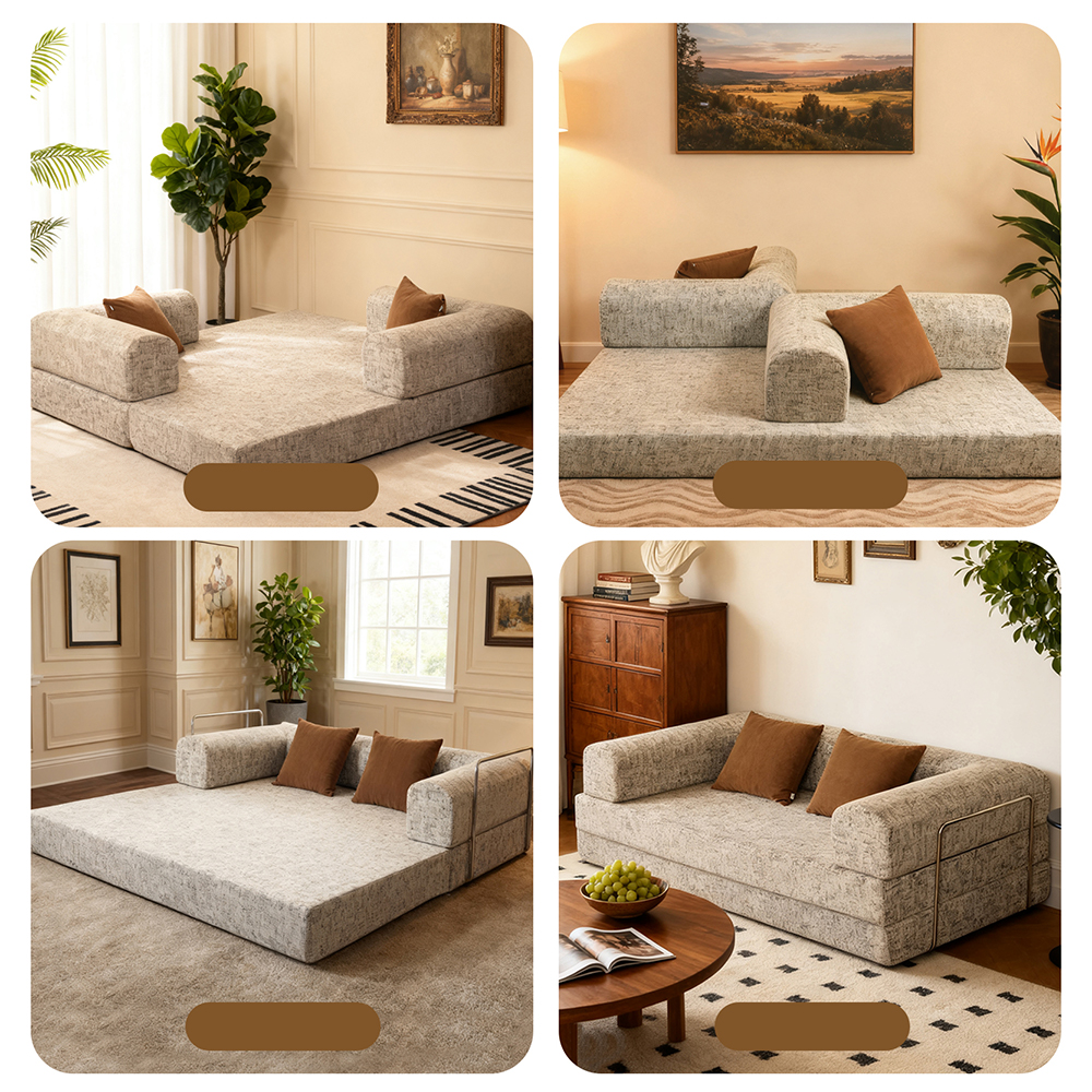 Canapea dubla semi-inchisa in forma de U
