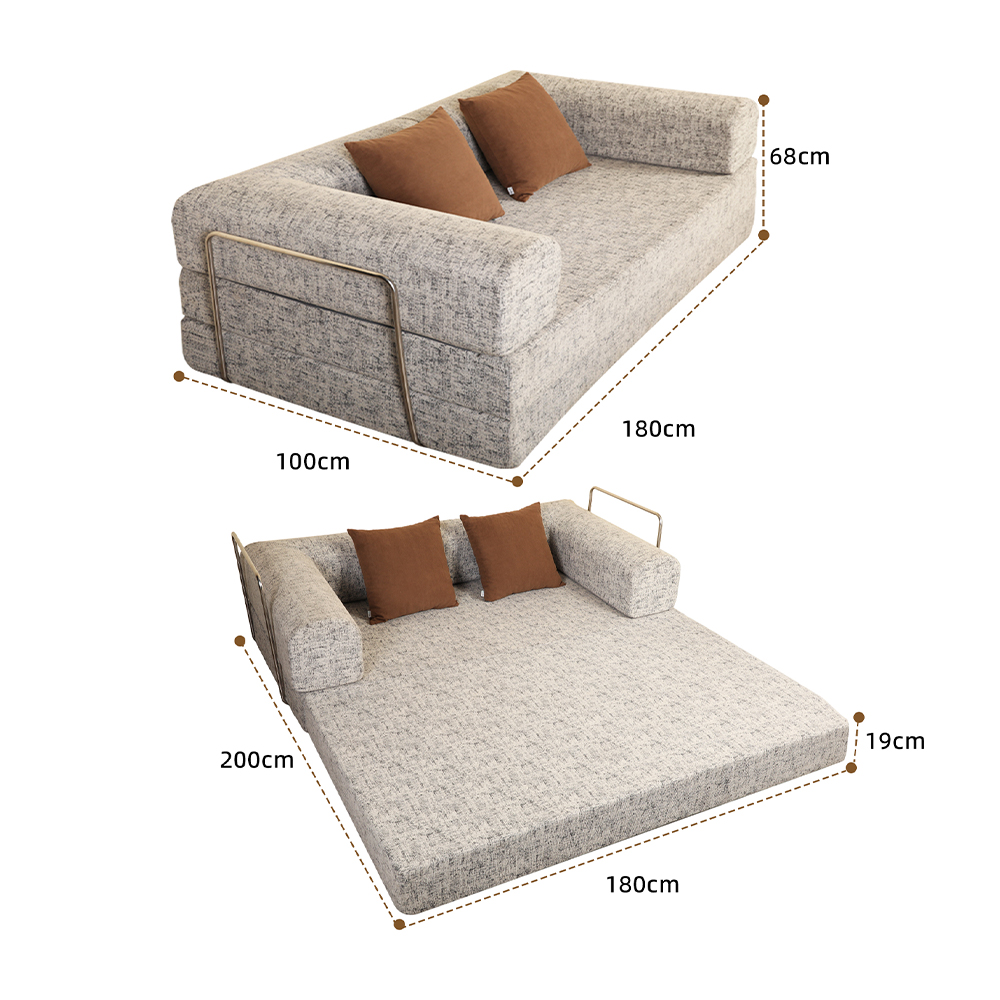 Canapea dubla semi-inchisa in forma de U